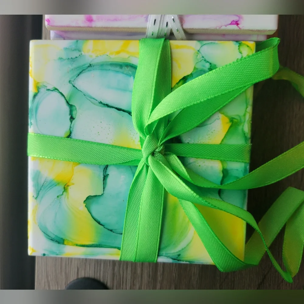 Colorful Handmade Coasters